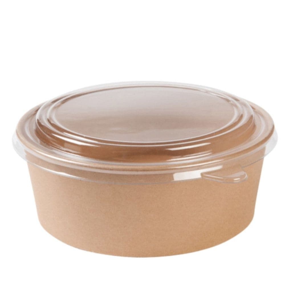 Premium-Karton-Schalen mit Deckel, 1000ml