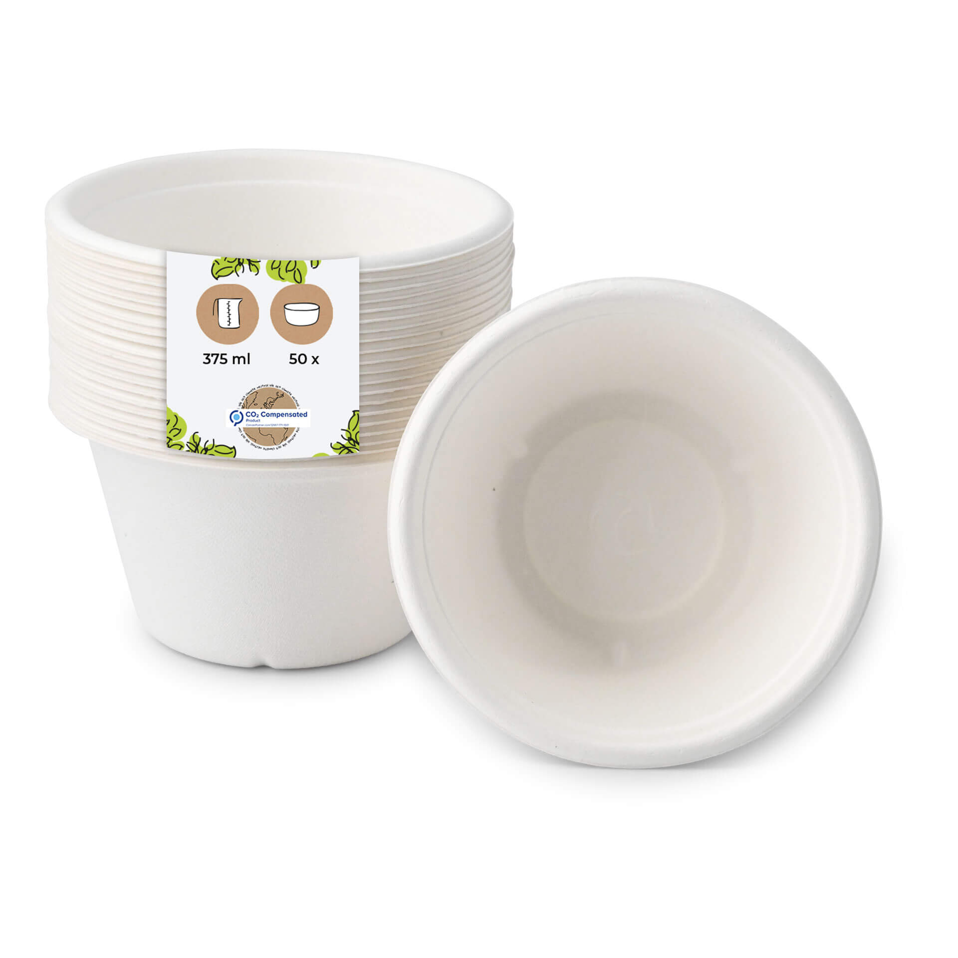 Zuckerrohr-Suppen-Becher 375 ml, Ø 105 mm